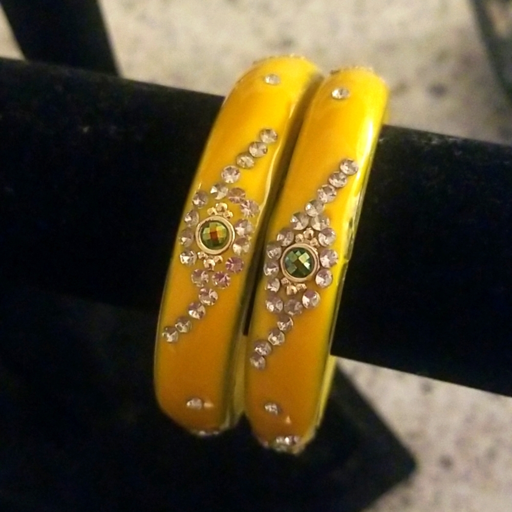 Yellow beacelets